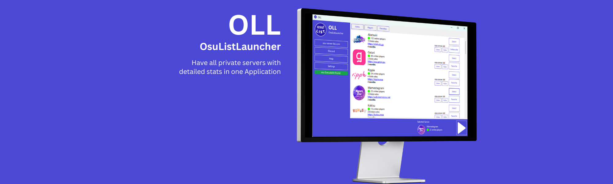 OLL Server Launcher